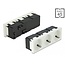 Delock Easy 45 Grounded Power Socket 3-way with a 45° arrangement 45 x 45 mm