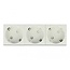 Delock Easy 45 Grounded Power Socket 3-way with a 45° arrangement 45 x 45 mm