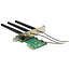 Delock PCI Express Card > 1 x internal M.2 Key A Slot with 3 external Antennas – Low Profile Form Factor