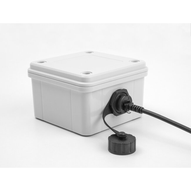 Delock Cable Connector RJ12 jack to RJ12 jack for installation with protective cap IP68 dust and waterproof black