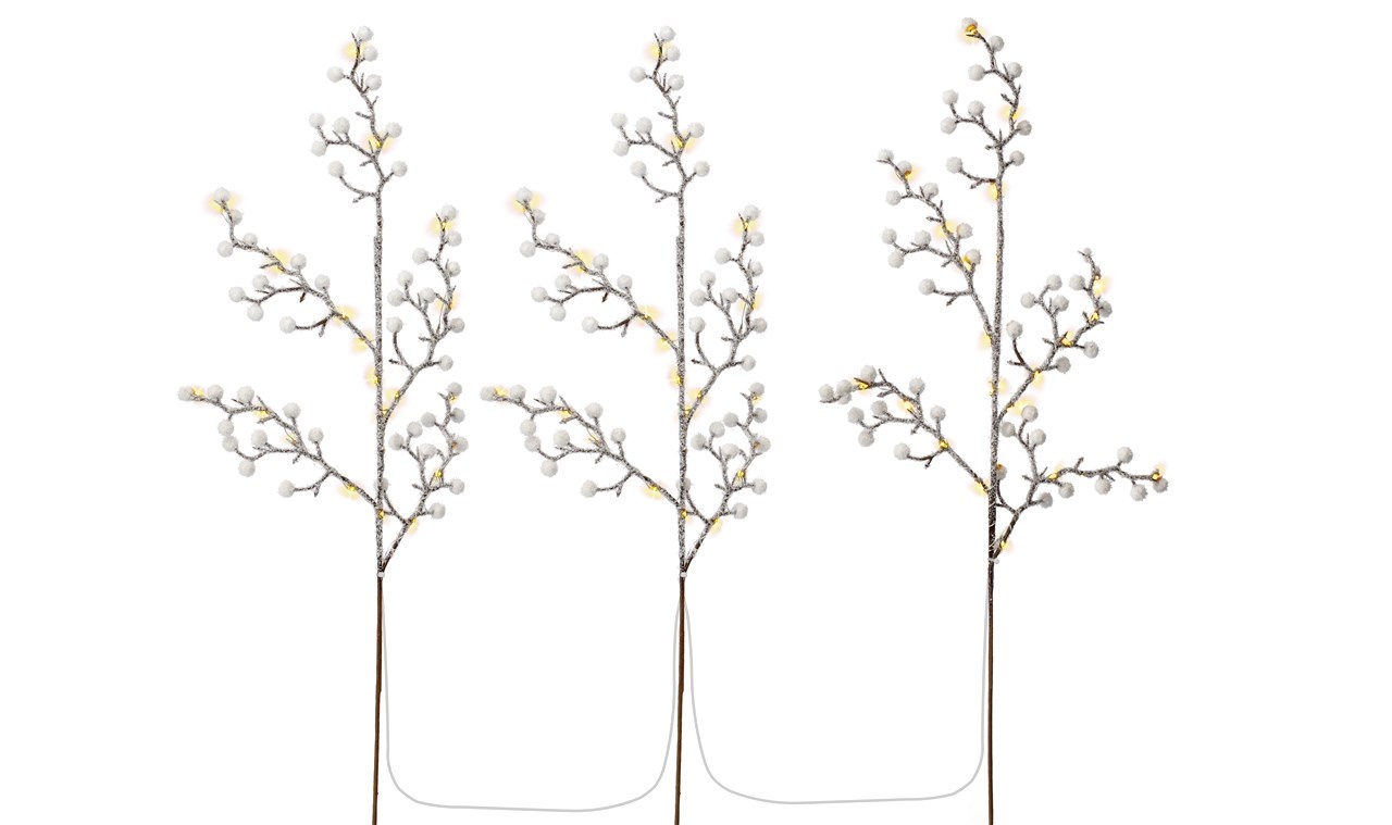 Goobay Set of 3 light trees with 75 LEDs