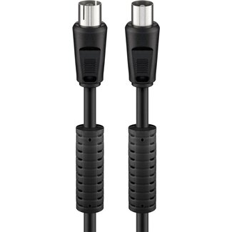 Goobay Goobay Antenna Cable with Ferrite (80 dB), Double Shielded 5 m