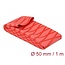 Delock Heat Shrink Tube X-pattern non-slip 1 m x 50 mm red