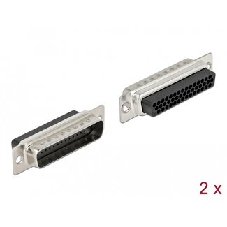 DeLOCK Delock D-Sub HD 44 pin crimp male, metal, 2 pieces