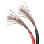 Luidspreker kabel (koper) | 2x 0,35mm² | rood/zwart | 100 meter