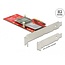 Delock PCI Express x4 Card > 1 x internal NVMe M.2 Key M 110 mm with heat sink - Low Profile Form Factor
