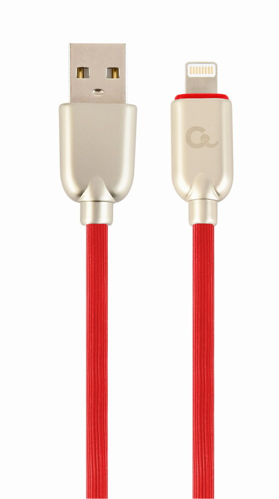 Cablexpert CC-USB2R-AMLM-2M-R Lightning-kabel Rood