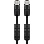 Goobay Antenna Cable with Ferrite (80 dB), Double Shielded 2.5 m