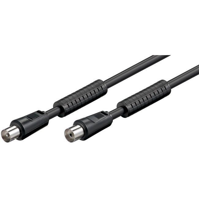 Goobay Antenna Cable with Ferrite (80 dB), Double Shielded 2.5 m