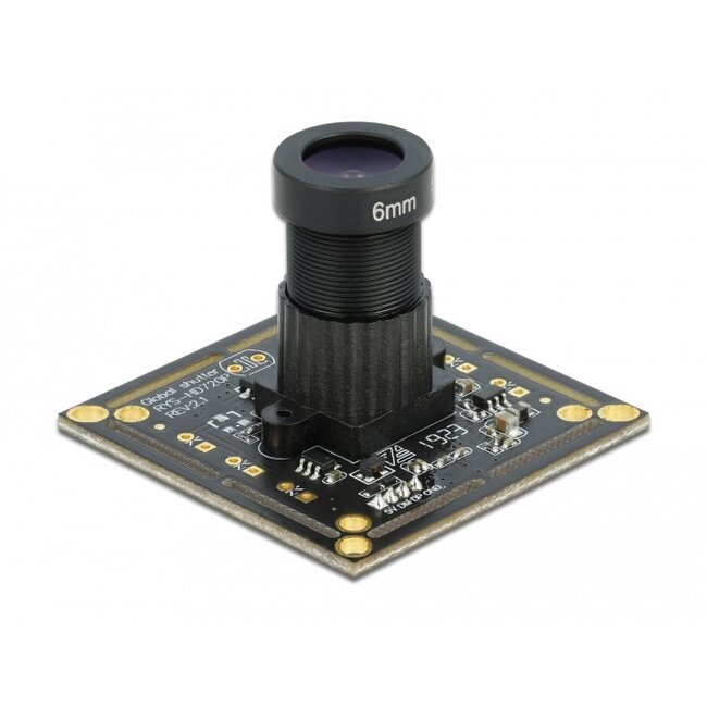 Delock USB 2.0 Camera Module with Global Shutter black / white 0.92 mega pixel 36° fix focus