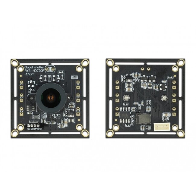 Delock USB 2.0 Camera Module with Global Shutter black / white 0.92 mega pixel 36° fix focus