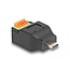Delock USB Type-C™ 2.0 male to Terminal Block Adapter with push-button