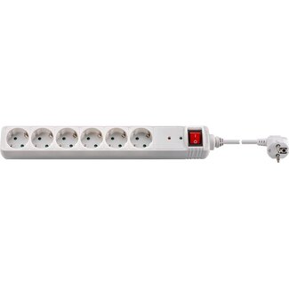 Goobay Goobay Surge-Protected Power Strip with Switch 1.4 m