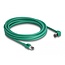 Delock RJ45 Network Cable PROFINET SF/UTP 90° angled 5 m green