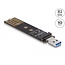 Delock Combo Converter for M.2 NVMe PCIe or SATA SSD with USB 3.2 Gen 2