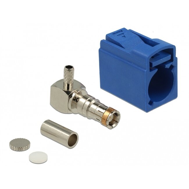 Delock FAKRA C jack 90° for crimping