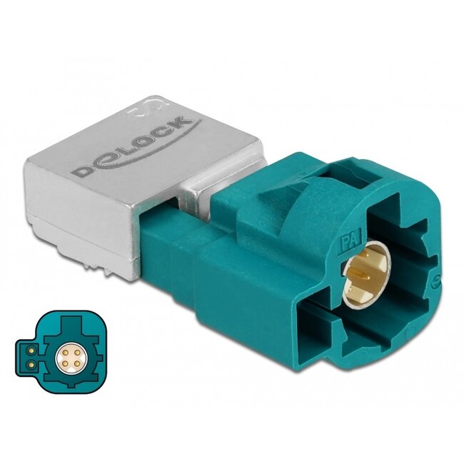 Delock HSD Z male +2 power pins PCB