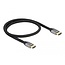 Delock Ultra High Speed HDMI Cable 48 Gbps 8K 60 Hz grey 0.5 m certified