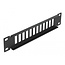 Delock 10″ Fiber Optic Patch Panel 12 Port for SC Duplex / LC Quad 1U black