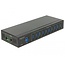 Delock External Industry Hub 10 x USB 3.0 Type-A with 20 kV ESD protection