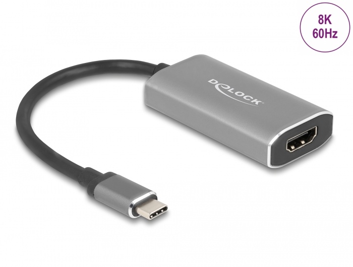 DeLOCK 62632 USB grafische adapter 7680 x 4320 Pixels Grijs
