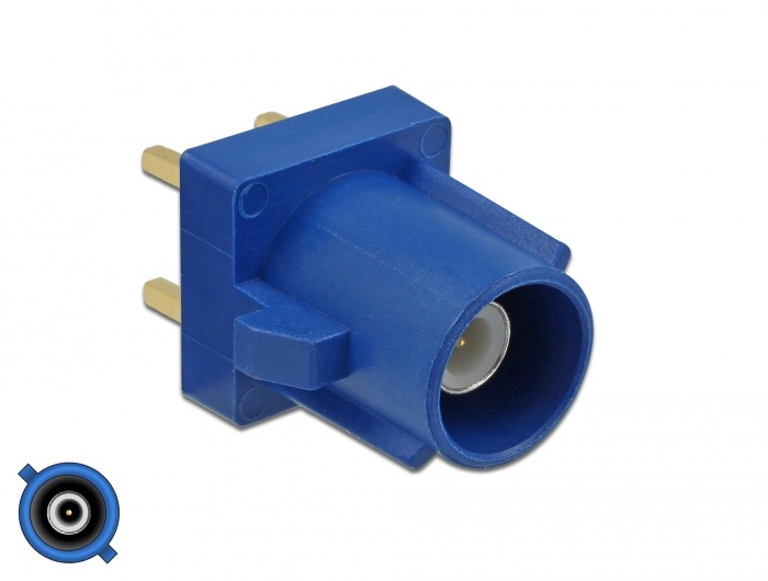 DeLOCK 89729. Aansluiting(en): FAKRA C, Kleur van het product: Blauw, Materiaal: Kunststof. Breedte: 9,4 mm, Diepte: 16,9 mm, Hoogte: 7,5 mm. Aantal per verpakking: 1 stuk(s). Type