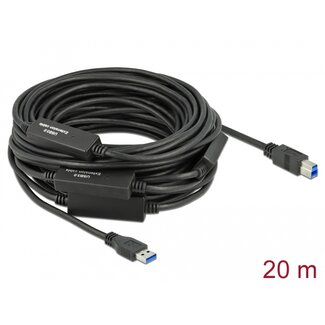 DeLOCK Delock Active USB 3.2 Gen 1 Cable USB Type-A to USB Type-B 20 m