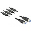 Delock Active USB 3.2 Gen 1 Cable USB Type-A to USB Type-B 20 m
