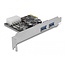 Delock PCI Express Card > 2 x external SuperSpeed USB 5 Gbps (USB 3.2 Gen 1) Type-A female