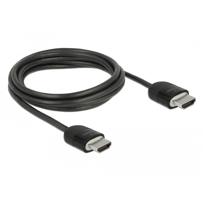 Delock Premium HDMI Cable 4K 60 Hz 2 m