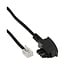 InLine® TAE-F kabel, voor Telekom/Siemens, TAE-F baar RJ11 6P4C, 10m