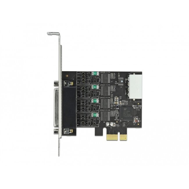 Delock PCI Express Card to 4 x Serial RS-232 with voltage supply 5 V / 12 V