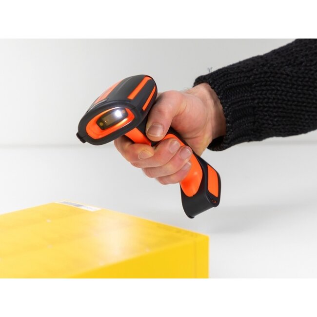 Delock Industrial Barcode Scanner 1D and 2D for 2.4 GHz, Bluetooth or USB