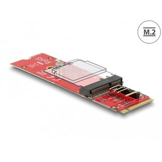 DeLOCK Delock Converter M.2 Key M male > M.2 Key E slot for USB and PCIe modules