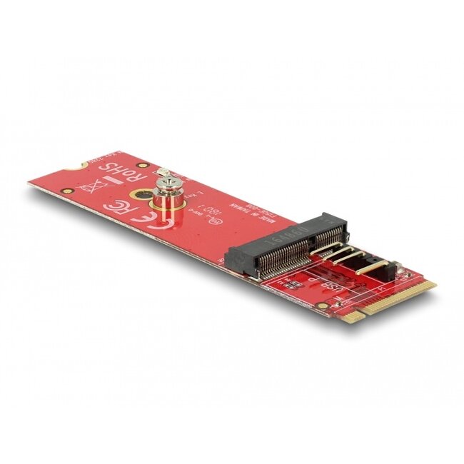 Delock Converter M.2 Key M male > M.2 Key E slot for USB and PCIe modules