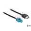 Delock Cable HSD Z female to USB 2.0 Type-A female 1 m Premium