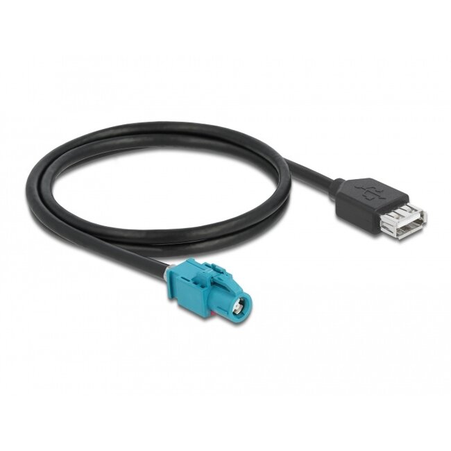 Delock Cable HSD Z female to USB 2.0 Type-A female 1 m Premium