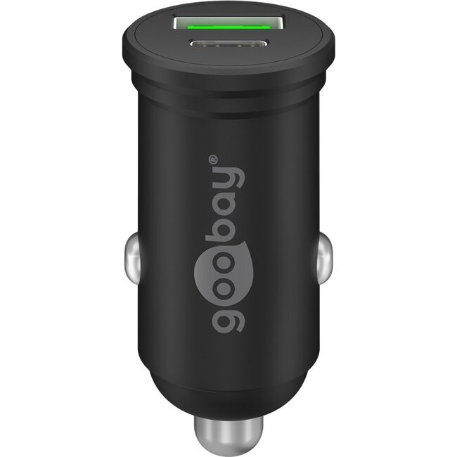 Goobay Dual-USB Car Fast Charger USB-C™ PD (Power Delivery) (45 W)