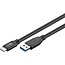 Goobay Sync & Charge Super Speed USB-C™ to USB A 3.0 Charging Cable 1 m