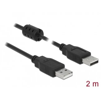 DeLOCK Delock Cable USB 2.0 Type-A male > USB 2.0 Type-A male 2.0 m black