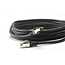 Goobay RJ45 Patch Cord with CAT 8.1 S/FTP Raw Cable, AWG 26, black 10 m