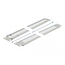Delock 19″ Cable Management Brush Strip 1U grey
