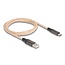 Delock USB 2.0 Cable Type-A to USB Type-C™ with RGB illumination 1 m