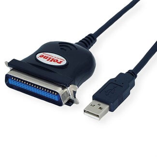 Roline ROLINE USB converter kabel USB naar IEEE 1284, zwart, 1,8 m