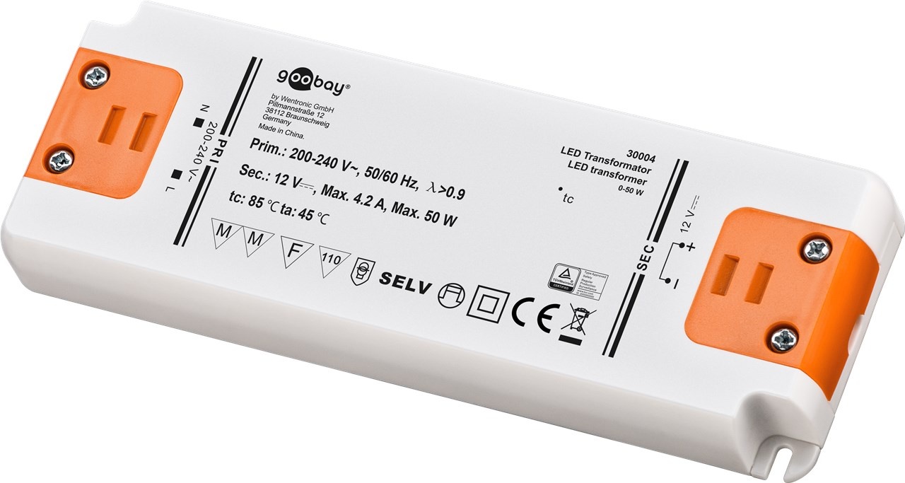 LED Transformator - 12 volt - 50 watt