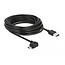 Delock Cable EASY-USB 2.0 Type-A male > EASY-USB 2.0 Type Micro-B male angled left / right 5 m black