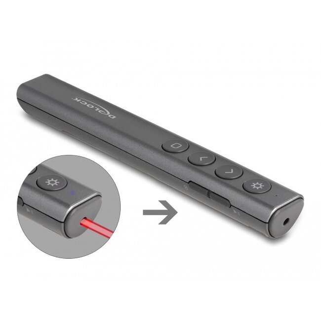 Delock USB Laser Presenter anthracite