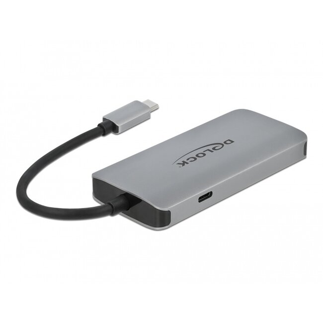 Delock USB 3.2 Gen 1 Hub with 4 Ports and Gigabit LAN and PD