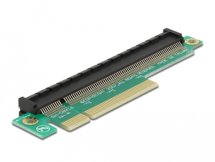 Delock PCIe x8 naar PCIe x16 Riser kaart