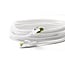 Goobay RJ45 Patch Cord with CAT 8.1 S/FTP Raw Cable, AWG 26, white 20 m